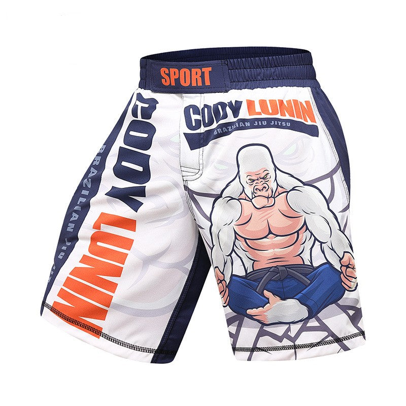 Men's Gym Jiu Jitsu Sanda Shorts